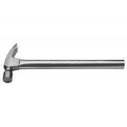 MARTELO DE UNHA RETA16OZ CABECA ACO ESPECIAL PESCOCO OCTOGONAL CABO ACO FIXADO COM PINO TRAMONTINA