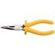ALICATE BICO MEIA CANA 6 FORJADO EM ACO ESPECIAL EMPUNHADURA ISOLADA PVC AMARELO TRAMONTINA