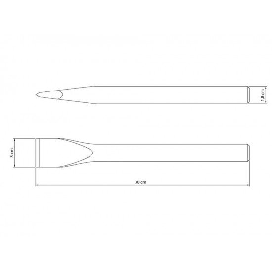 TALHADEIRA 12 CORPO EM ACO ESPECIAL E TEMPERADO BARRA REDONDA PINTURA ELETROSTATICA TRAMONTINA