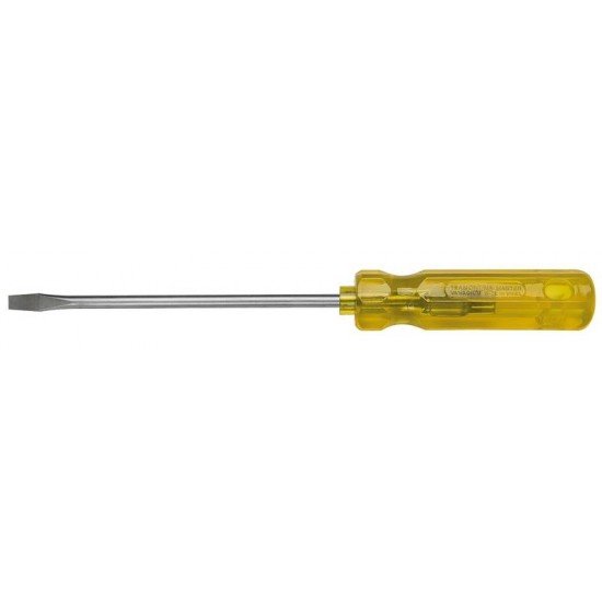 CHAVE DE FENDA MASTERPLUS COM PONTA CHATA 1 4X6 EM ACO CROMO VANADIO TRAMONTINA