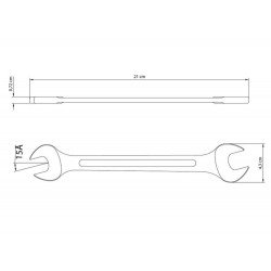 CHAVE FIXA 18X19MM CORPO FORJADO EM ACO ESPECIAL ACABAMENTO CROMADO BOCAS USINADAS TRAMONTINA