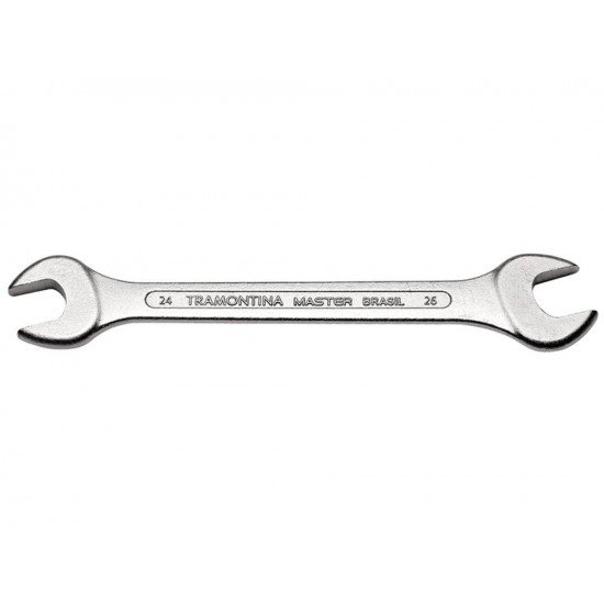 CHAVE FIXA 24X26MM CORPO FORJADO EM ACO ESPECIAL ACABAMENTO CROMADO BOCAS USINADAS TRAMONTINA
