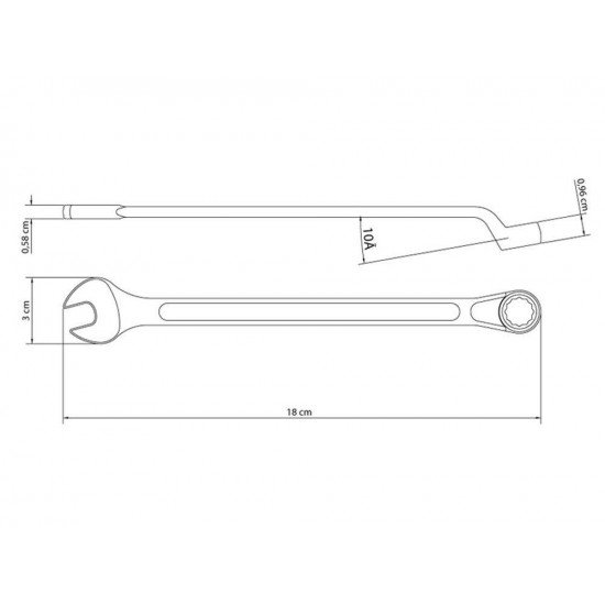 CHAVE COMBINADA COM PESCOCO 1 2 FORJADA EM ACO ESPECIAL CROMADA BOCAS USINADAS TRAMONTINA