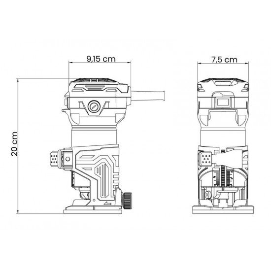 TUPIA ELÉTRICA TRAMONTINA 500 W PARA USO PROFISSIONAL