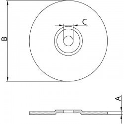 DISCO DE CORTE E DESBASTE MULTIUSO 4 1 2 TRAMONTINA