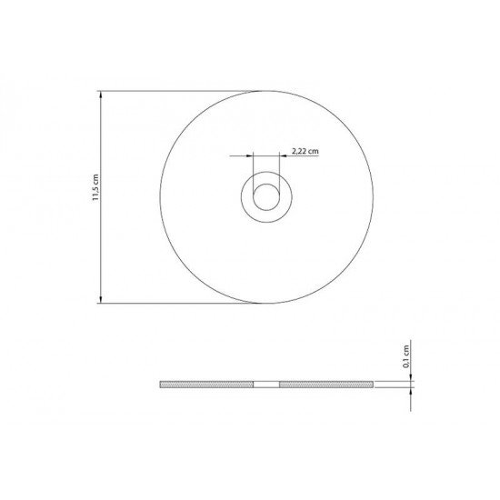 DIS. DE COR. FINO P/ACO INOX 4.1/2 TRAMONTINA