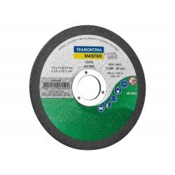 DISCO DE CORTE PARA PEDRAS 4.1 2 GRAOS EM CARBONETO DE SILICIO ROTACAO MAXIMA 13300 RPM TRAMONTINA