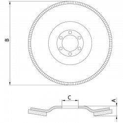 DISCO FLAP 4 1 2 GRAO 40 TRAMONTINA