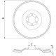 DISCO FLAP CONICO 7  - GRAO 40 TRAMONTINA