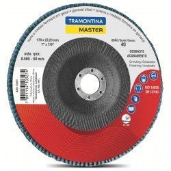 DISCO FLAP CONICO 7  - GRAO 40 TRAMONTINA