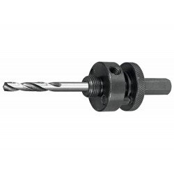 BROCA PILOTO EM ACO HSS TEMPERADO COM SUPORTE ENCAIXE HEXAGONAL 7 16 ROSCA 5 8 TRAMONTINA