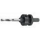 BROCA PILOTO EM ACO HSS TEMPERADO COM SUPORTE ENCAIXE HEXAGONAL 7 16 ROSCA 5 8 TRAMONTINA