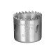 SERRA COPO DIAMANTADA 30MM-1.3 16,CORPO ACO ESPECIAL DENTES METAL DURO,CROMADO,ROSCA 1 2 TRAMONTINA