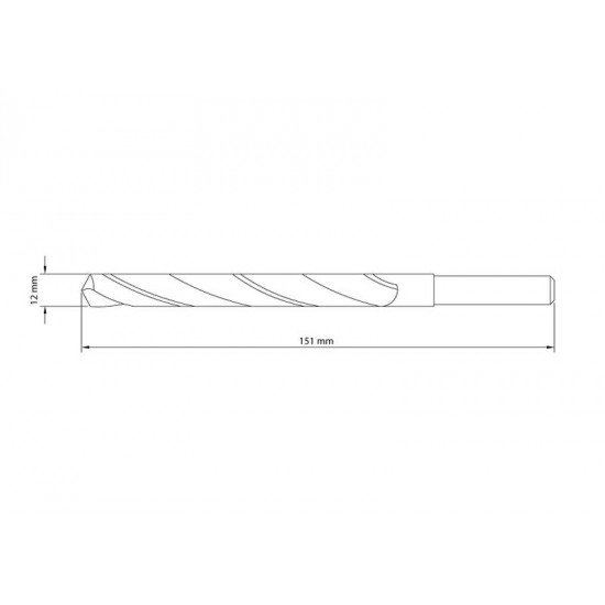 BROCA PARA ACO 12.0 MM TRAMONTINA