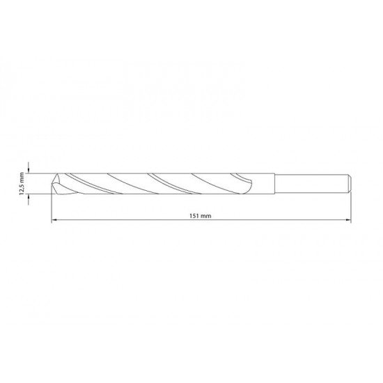BROCA PARA ACO 12.5 MM TRAMONTINA