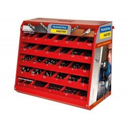 DISPLAY 400 BROCAS SENDO 346 BROCAS PARA ACO E 54 BROCAS PARA CONCRETO TRAMONTINA