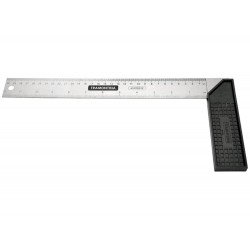 ESQUADRO 30CM CORPO EM ACO ESPECIAL TEMPERADO E POLIDO CABO INJETADO TRAMONTINA