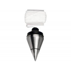 PRUMO DE CENTRO 400G CORPO EM FERRO FUNDIDO CALCO GUIA DE ACO CORDAO DE NYLON TRAMONTINA