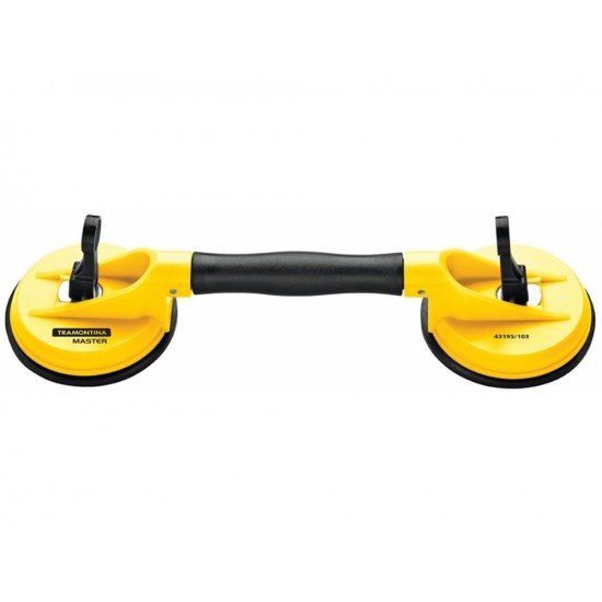 VENTOSA DUPLA FLEXIVEL CORPO EM ABS VENTOSA EM BORRACHA CAPACIDADE DE CARGA 60 KG TRAMONTINA