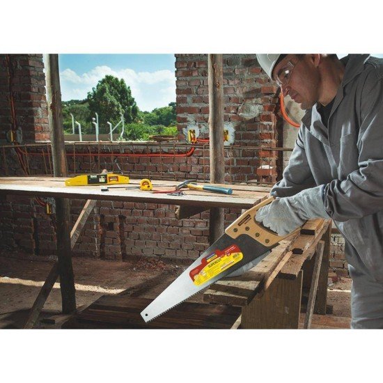 SERROTE SUPERCUT TAMANHO 18 CABO MADEIRA LAMINA ACO DENTES COM TRIPLA AFIACAO TRAMONTINA