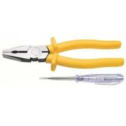 KIT ALICATE 8   CHAVE TESTE 1 8X3 TRAMONTINA