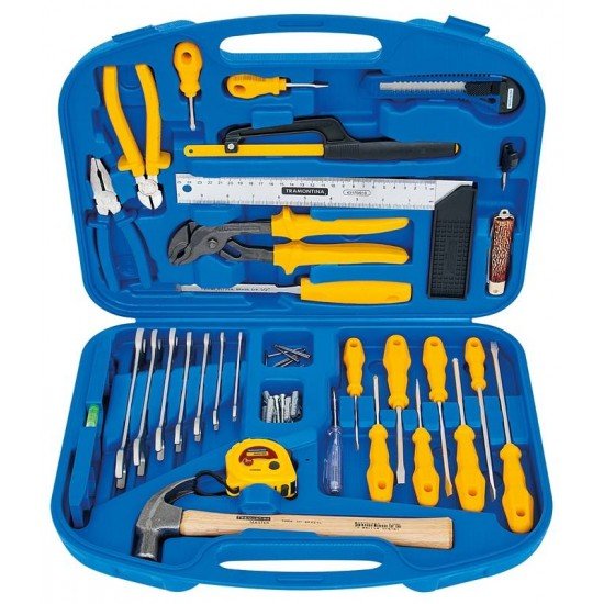 KIT DE FERRAMENTAS COM MALETA 30 PECAS TRAMONTINA