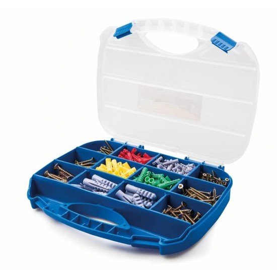 MALETA  PARAFUSOS E BUCHAS 385 PCS TRAMONTINA