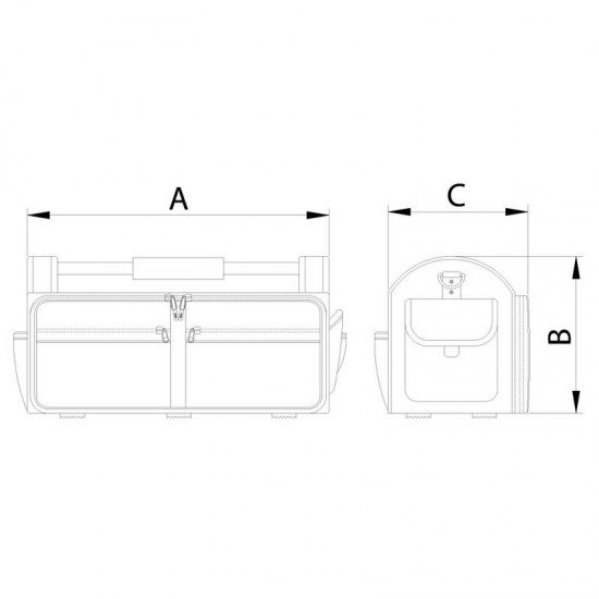 BOLSA PARA FERRAMENTAS 40 BOLSOS TRAMONTINA