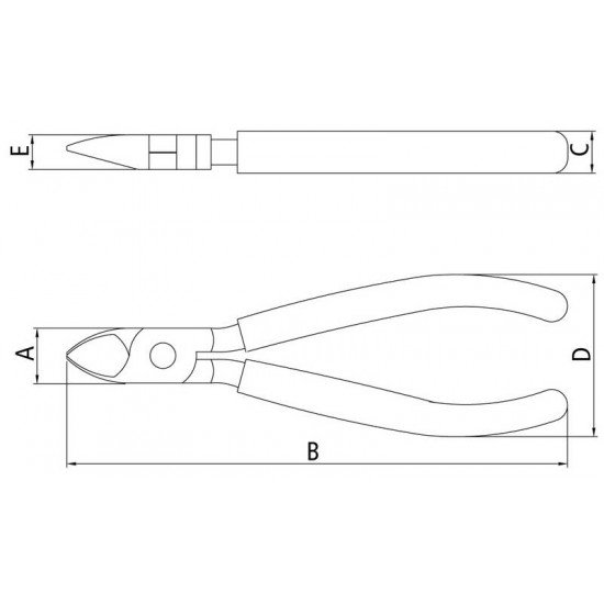 ALICATE DIAGONAL CORTE RENTE 6 TRAMONTINA