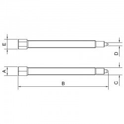 FUSO PARA SACADORES DE POLIAS 165 MM TRAMONTINA