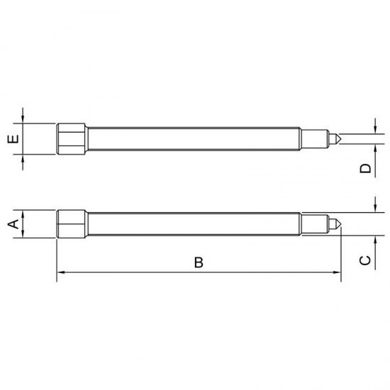 FUSO PARA SACADORES DE POLIAS 165 MM TRAMONTINA