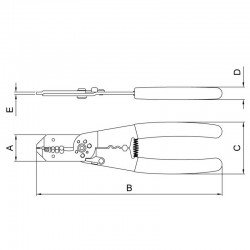 ALICATE DESENCAPADOR 9 TRAMONTINA