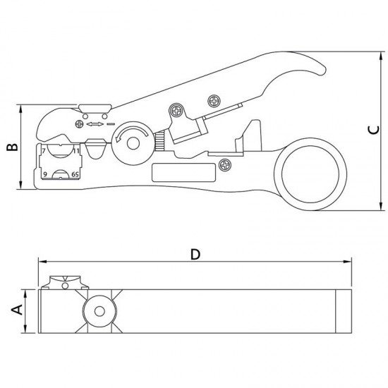 ALICATE DESENCAPADOR DE FIOS 5 TRAMONTINA