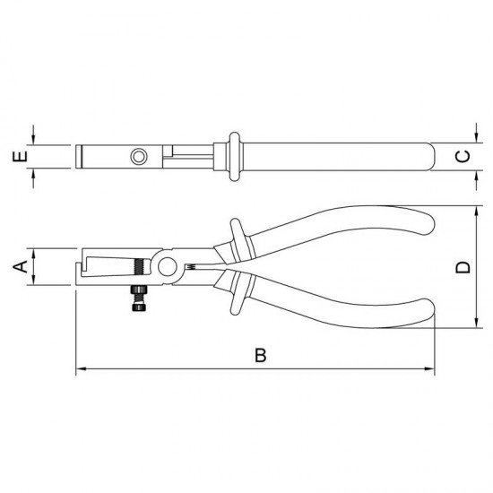 ALICATE DESENCAPADOR DE FIOS ISOLADO 1 000 V 7 TRAMONTINA
