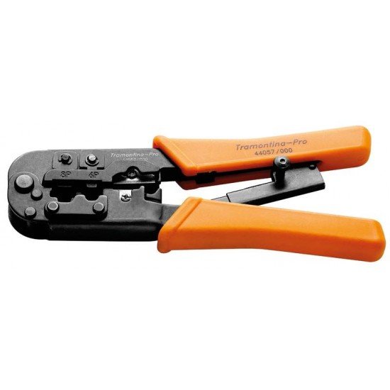 ALICATE PARA CRIMPAR RJ11, RJ12 E RJ45 TRAMONTINA