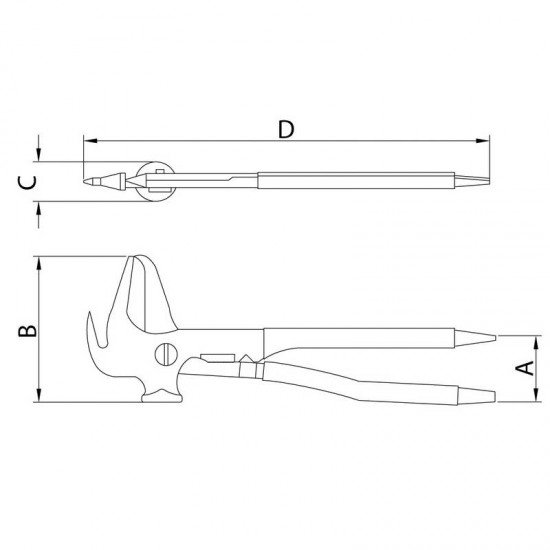 ALICATE PARA BALANCEAMENTO DE RODAS 10 TRAMONTINA