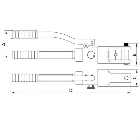 CRIMPADOR HIDRAULICO PARA COMPRESSAO DE TERMINAIS TRAMONTINA