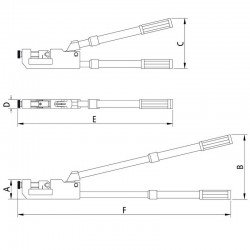 CRIMPADOR PARA COMPRESSAO DE TERMINAIS TRAMONTINA