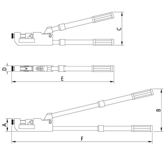 CRIMPADOR PARA COMPRESSAO DE TERMINAIS TRAMONTINA