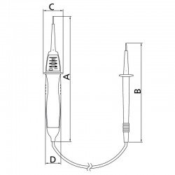 DETECTOR DE TENSOES 12 - 380 V TRAMONTINA