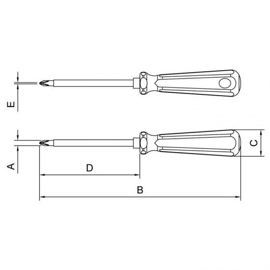 CH. FENDA CRUZ. ISOLADA 6X100 1/4X4 TRAMONTINA