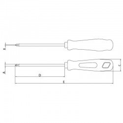 CHAVE FENDA PONTA CRUZADA 10X150MM TRAMONTINA