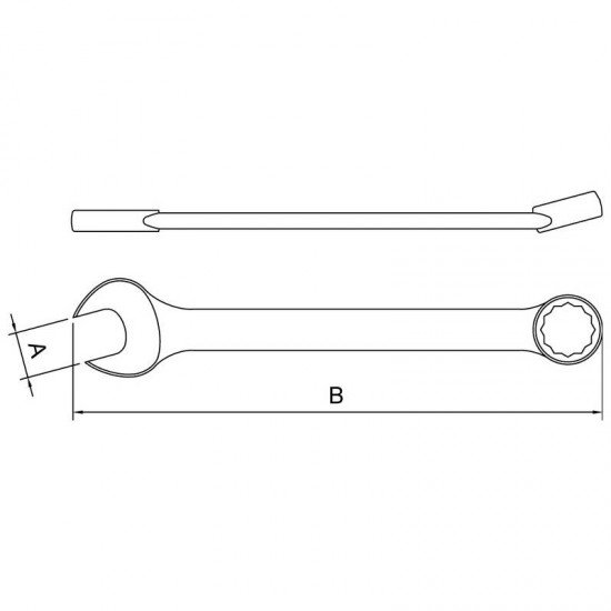 CHAVE COMBINADA COBRE-BERILIO 1 4 TRAMONTINA