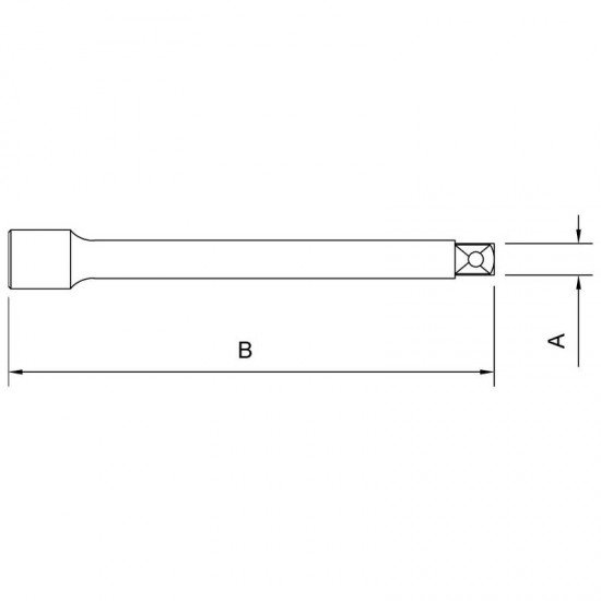 EXTENSAO EM COBRE-BERILIO 4 - ENCAIXE 1 2 TRAMONTINA