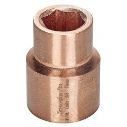 SOQUETE SEXTAVADO EM COBRE-BERILIO 17 MM - ENCAIXE 3 4 TRAMONTINA