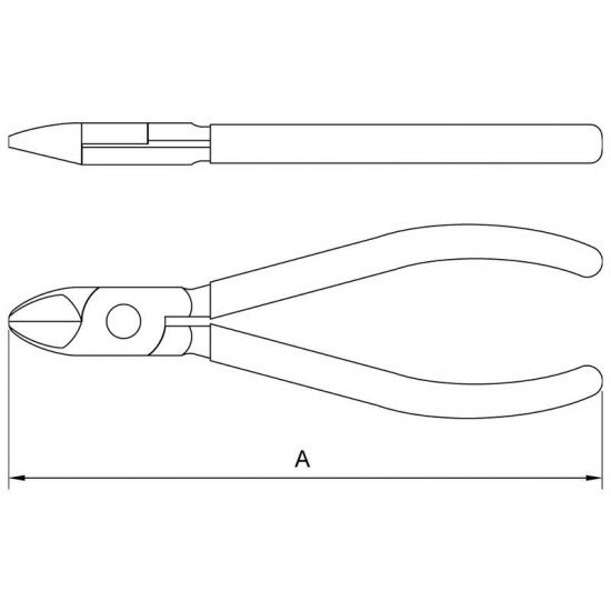 ALICATE DIAGONAL EM COBRE-BERILIO 6 TRAMONTINA