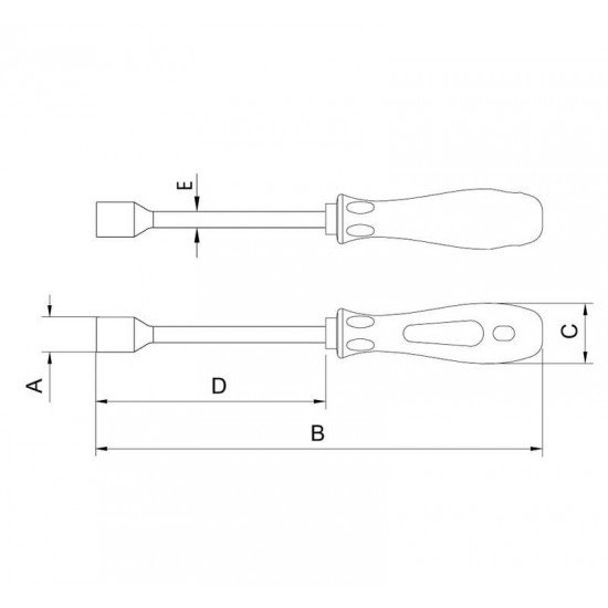 CHAVE CANHAO 4MM TWISTER TRAMONTINA