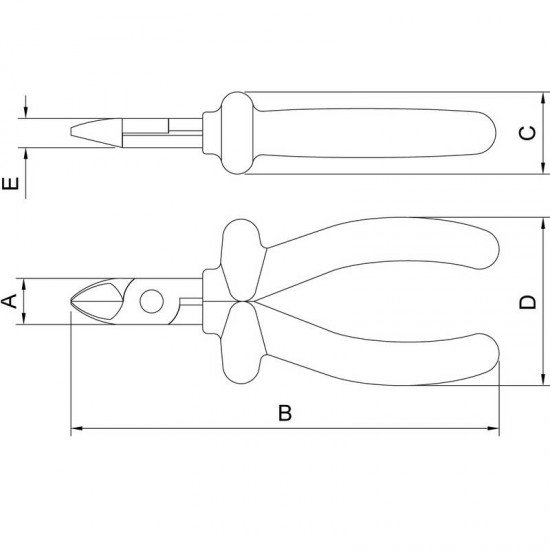 ALICATE CORTE DIAGONAL ISOLADO IEC 60900 - 6 TRAMONTINA