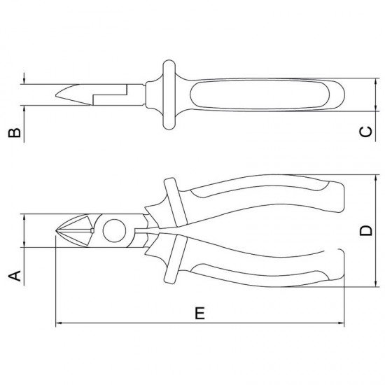 ALICATE CORTE DIAGONAL ISOLADO IEC 60900 - 6 TRAMONTINA