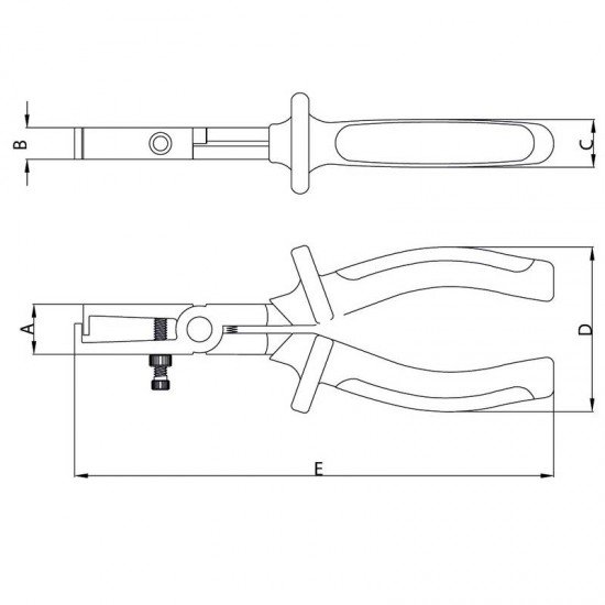 ALICATE DESENCAPADOR ISOLADO IEC 60900 - 7 TRAMONTINA